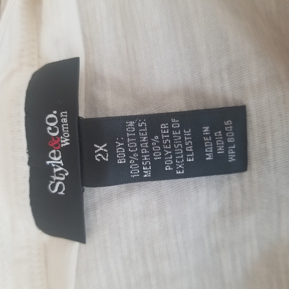 Style & Co. Plus Size Patchwork Tunic Sweater 2X - Picture 4 of 8